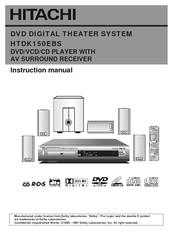Hitachi HTDK150EBS Instruction Manual