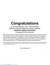VTech LS5146 Important s Manual