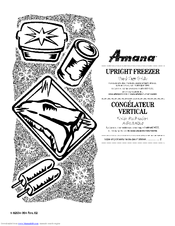 Amana Upright Freezer Use & Care Manual