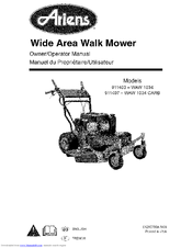 ARIENS 911407-WAW 1034 CARB Owner's Manual