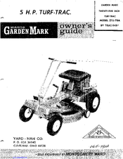 Wards Garden Mark ZYJ-78A Owner's Manual