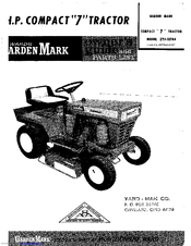 Wards Garden Mark ZYJ-1378A Owner's Manual And Parts List