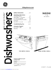 GE PDWT180V00SS Owner's Manual