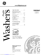 GE Profile WPRB9110 Owner's Manual