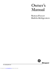 GE Monogram ZICS360NMARH Owner's Manual