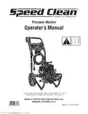 Speed Clean Speed Clean Operator's Manual