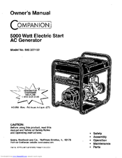 COMPANION 580.327152 Owner's Manual