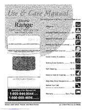 Frigidaire 316417003 Use & Care Manual