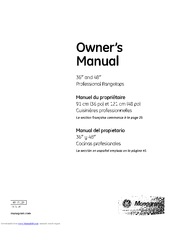 GE Monogram ZGU366NP1SS Owner's Manual