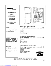DANBY Designer DFF9100W Owner's Manual