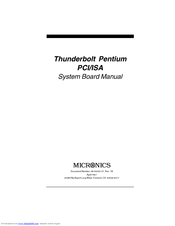 Micronics PCI System Manual