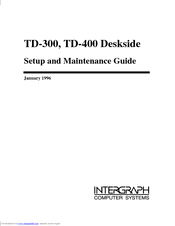 Intergraph TD-400 Maintenance Manual