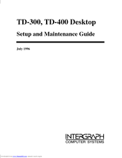 Intergraph TD-400 Maintenance Manual