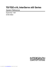 Intergraph InterServe 605 Setup System Reference Manual