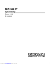 Intergraph TDZ 2000 GT1 Manual