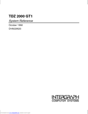Intergraph TDZ 2000 GT1 System Reference Manual