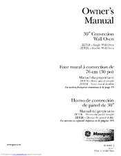 Ge Monogram ZET1R Owner's Manual