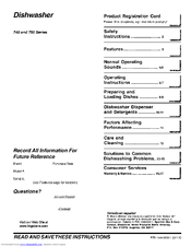 Gibson GDB754RCQ0 Use & Care Manual