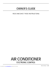 Frigidaire GAL123K1A2 Owner's Manual