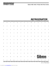 Gibson FRU17B2JW5 Owner's Manual