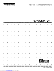 Gibson GRU17B2JW1 Owner's Manual