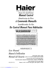 Haier HWF08XC3 User Manual