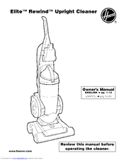 Hoover Elite Rewind U5511-900 Owner's Manual