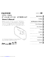 FujiFilm FinePix Z33WP Owner's Manual