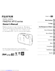 FujiFilm FinePix XP10 series Owner's Manual