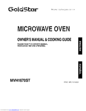 Goldstar MVH1670ST Owner's Manual & Cooking Manual