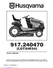 Husqvarna LGT24K54 Owner's Manual