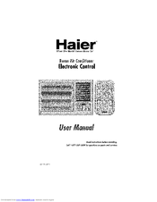 HAIER HWR08XC3-T User Manual