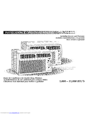 Hampton bay Room Air Conditioners s Manuals | ManualsLib