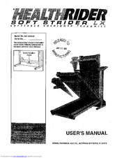 Healthrider Soft Strider LX User Manual