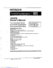 HITACHI 19VR7B Owner's Manual