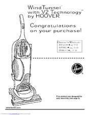 HOOVER WindTunnel U8120-900 Owner's Manual