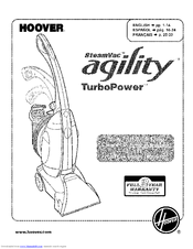 HOOVER SteamVac Aqility Turbopower Manual