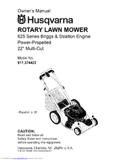 HUSQVARNA 917.374422 Owner's Manual