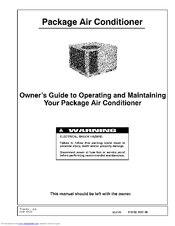 ICP PAX330000K00A1 Owner's Manual