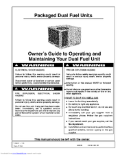 ICP PDX324040K00A1 Owner's Manual