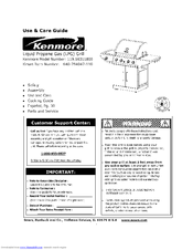 Kenmore 119.16311800 Use & Care Manual