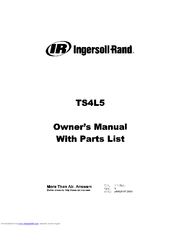 Ingersoll-Rand TS4L5 Owner's Manual