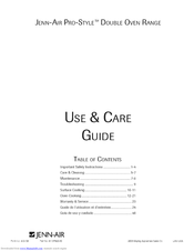 Jenn-Air Pro-Style JGR8890ADP Use & Care Manual
