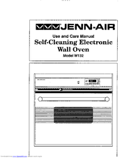 Jenn-Air W132 Use And Care Manual