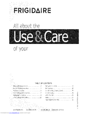 FRIGIDAIRE CGEF306TMFB Use & Care Manual
