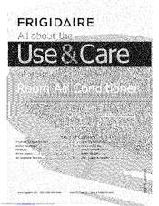 FRIGIDAIRE CRA083AT71 Use & Care Manual