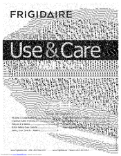 FRIGIDAIRE FFEW2425LSA Use & Care Manual