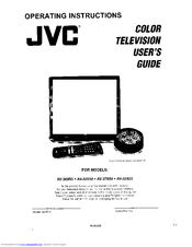 JVC AV-32850 User Manual