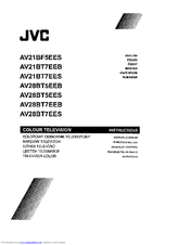 JVC AV21BT7EEB Instructions Manual
