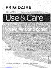 FRIGIDAIRE FAK104T1V0 Use & Care Manual